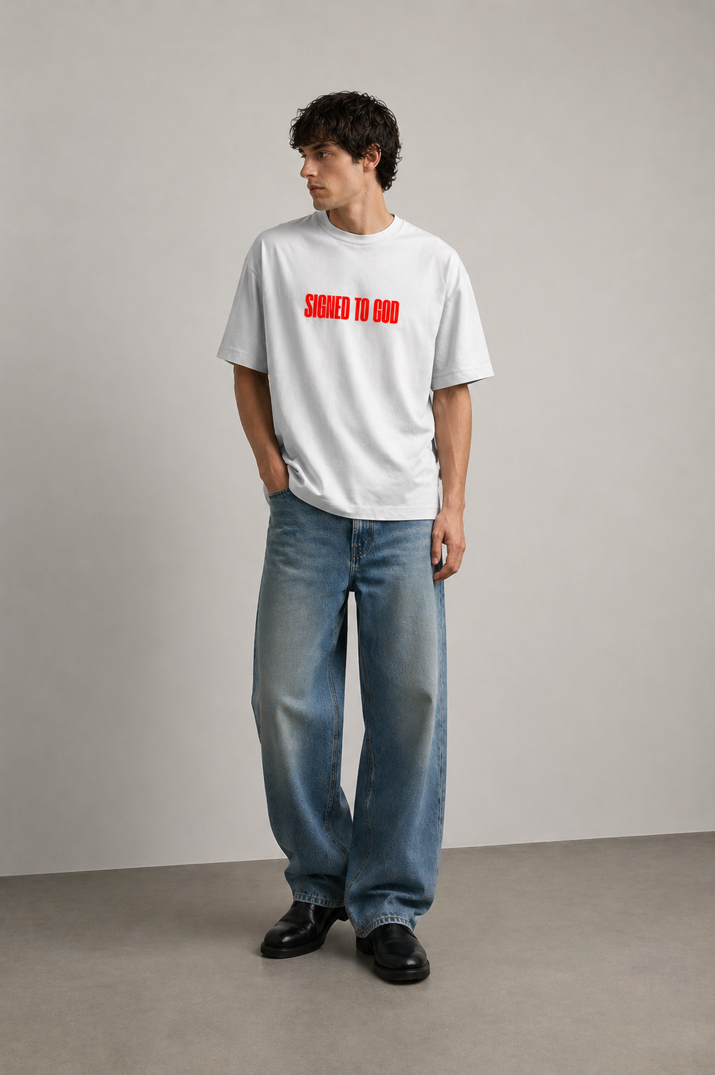 SIGNED TO GOD | OVERSIZED T SHIRT