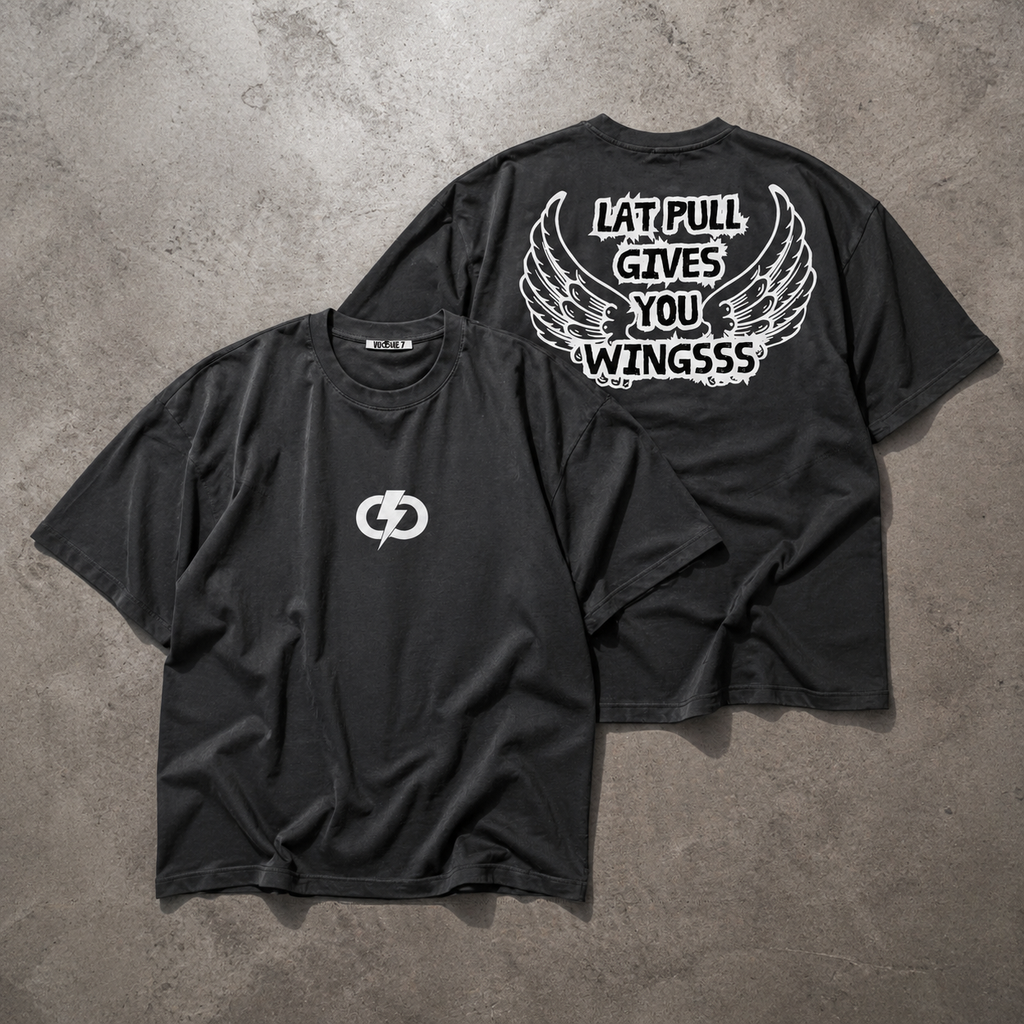 Lat Pull Gives You Wingsss | Oversized Tee