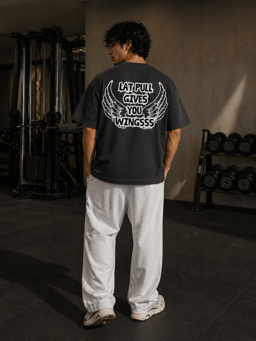 Lat Pull Gives You Wingsss | Oversized Tee