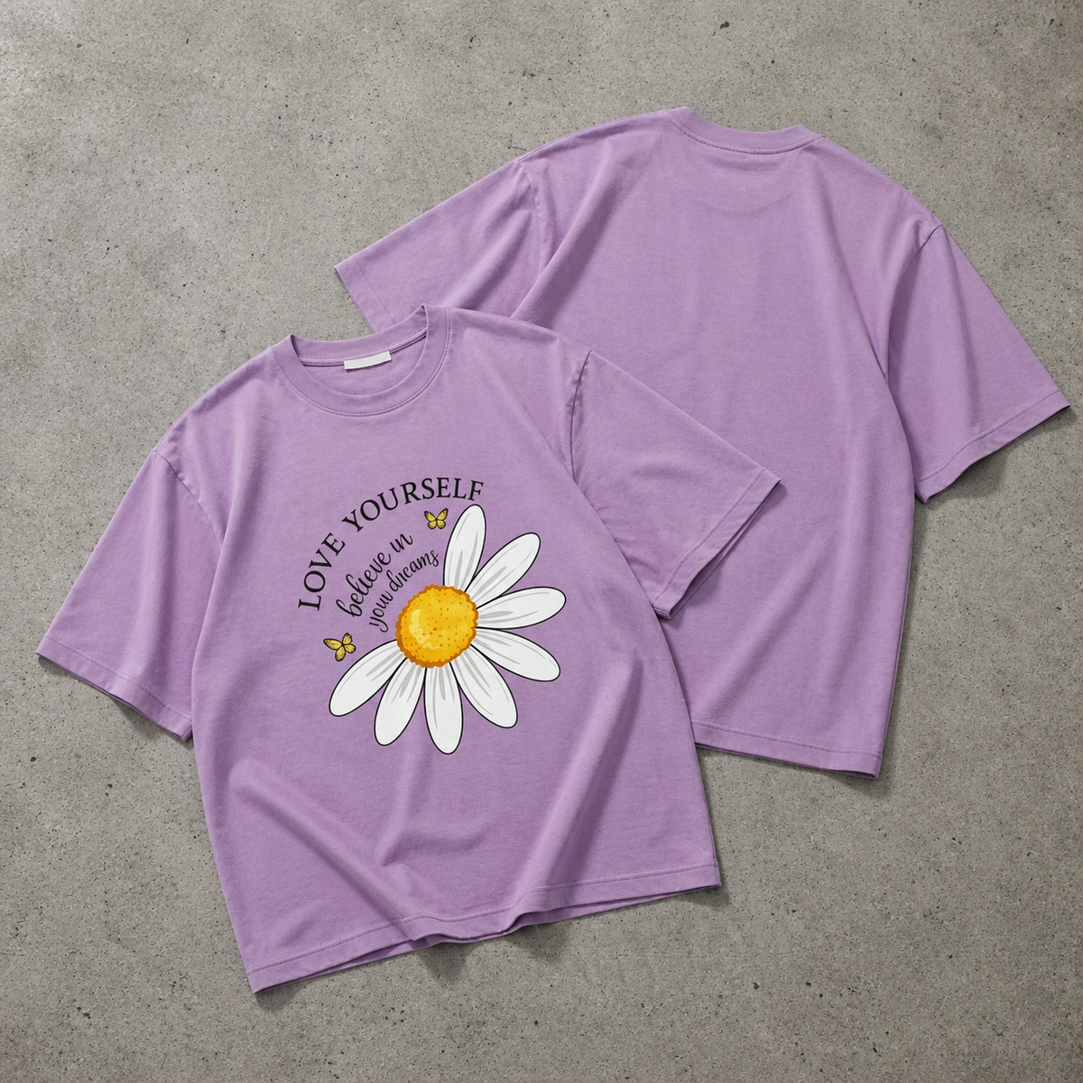 Self Love Daisy Oversized Tee
