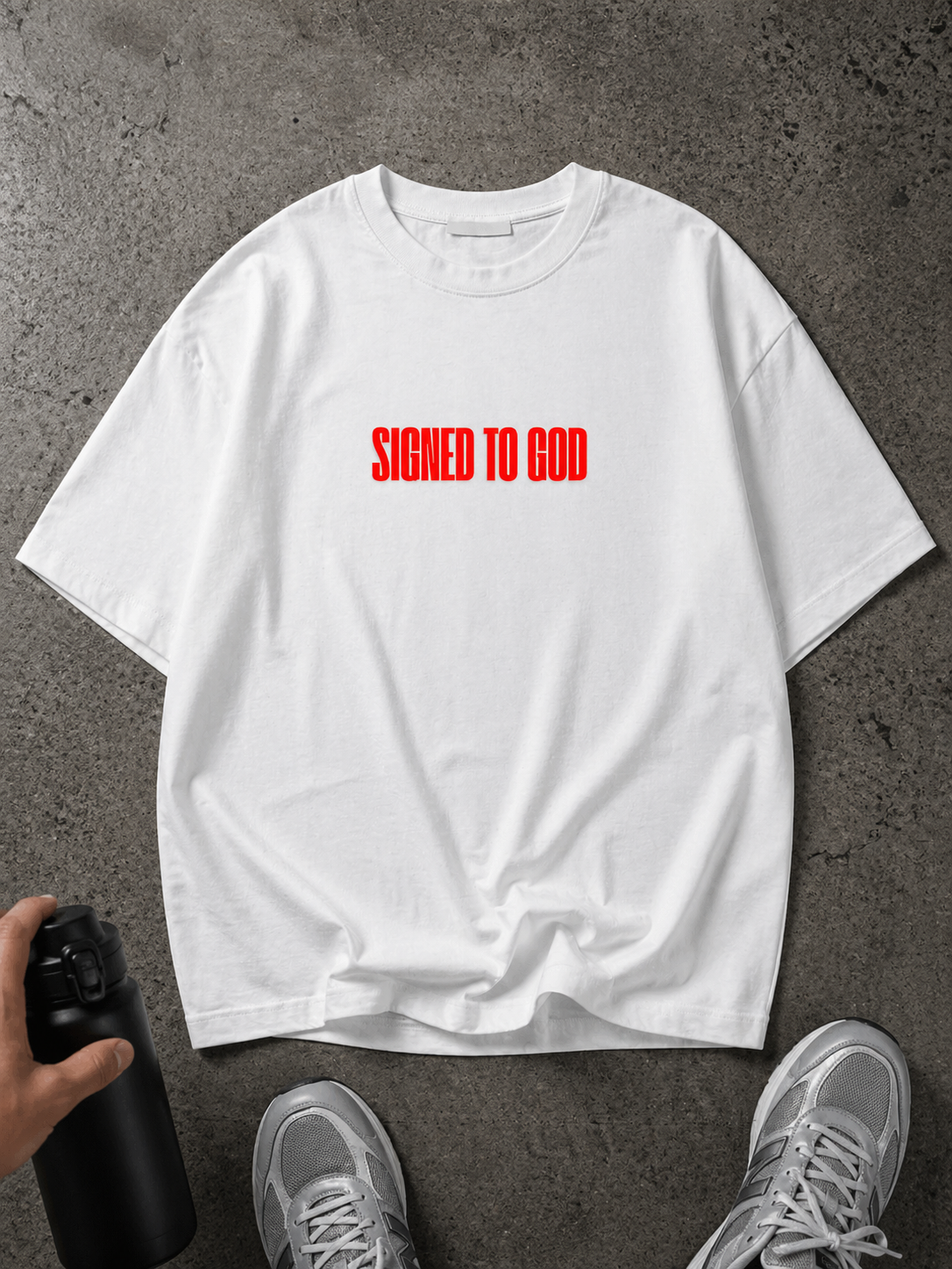 SIGNED TO GOD | OVERSIZED T SHIRT